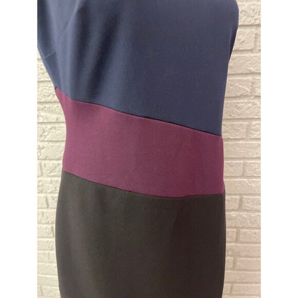 Tommy Hilfiger Women Sleeveless Color Block Sheath Dress Size 6 - Picture 5 of 8